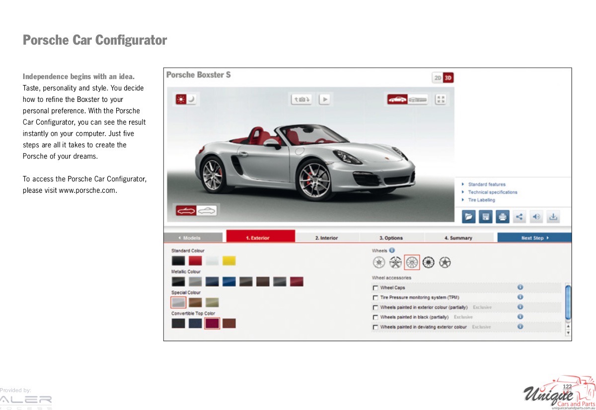 2014 Porsche Boxster Folder Page 2